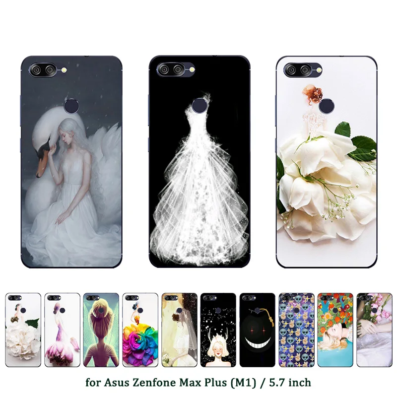 

For Asus ZenFone Max Plus M1 Marriage Printed Silicon 5.7 inch Phone Case For ZenFone Max Plus M1 ZB570TL X018D Back Cover