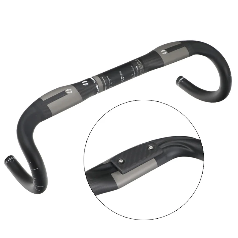 Ultralight Full Carbon Fibre Road Handlebar 31.8mm Bent Bar Handlebar