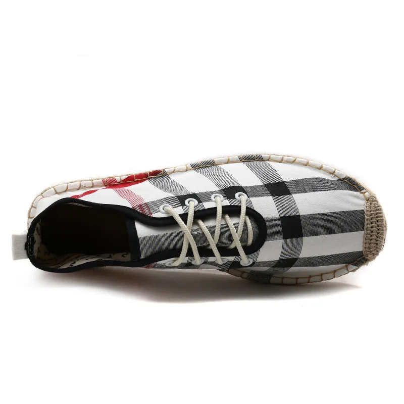 Mocassins 1 36 Hommes Plus Nouvelle Taille Paille Toile Dentelle Respirant up De 2 3 Chanvre Zuoxiangru Semelle 45 Tendance Bande Chaussures Casual gTq8nxnH