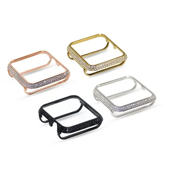 18kt bling platinum crystal rhinestone diamond jewelry case bezel cover for Apple Watch 38mm 42mm series 3 2 1 18kt bling platinum crystal rhinestone diamond jewelry case bezel cover for Apple Watch 38mm 42mm series 3 2 1