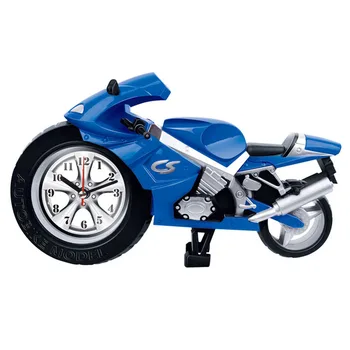 

Creative Motorcycle Alarm Clock Watch Mechanism Children's Room Home Kids Man Gifts Desk Mechanical Needle home decor 6NZ011