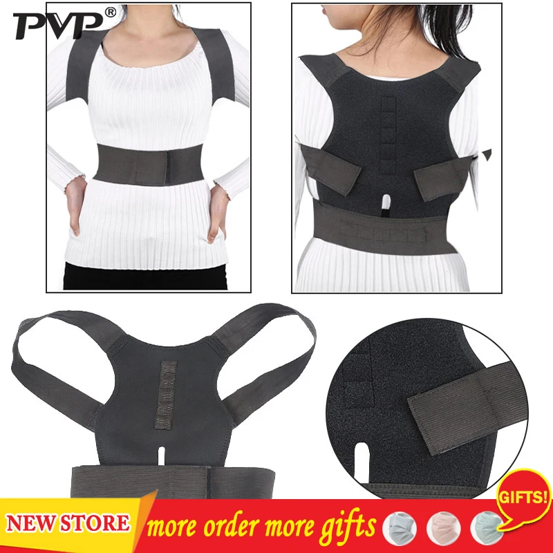 

Adjustable Back Posture Corrector Corset Back Spine Support Brace Belt Shoulder Lumbar Correction Bandage Orthosis For Men Women