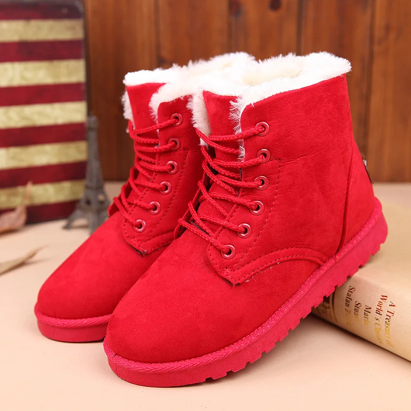 

Shoes Woman 2018 Winter Boots Warm Bota Feminina Fashion Zapatos Mujer Platform Sneakers Ankle Boots For Women Shoe Thin Ladies