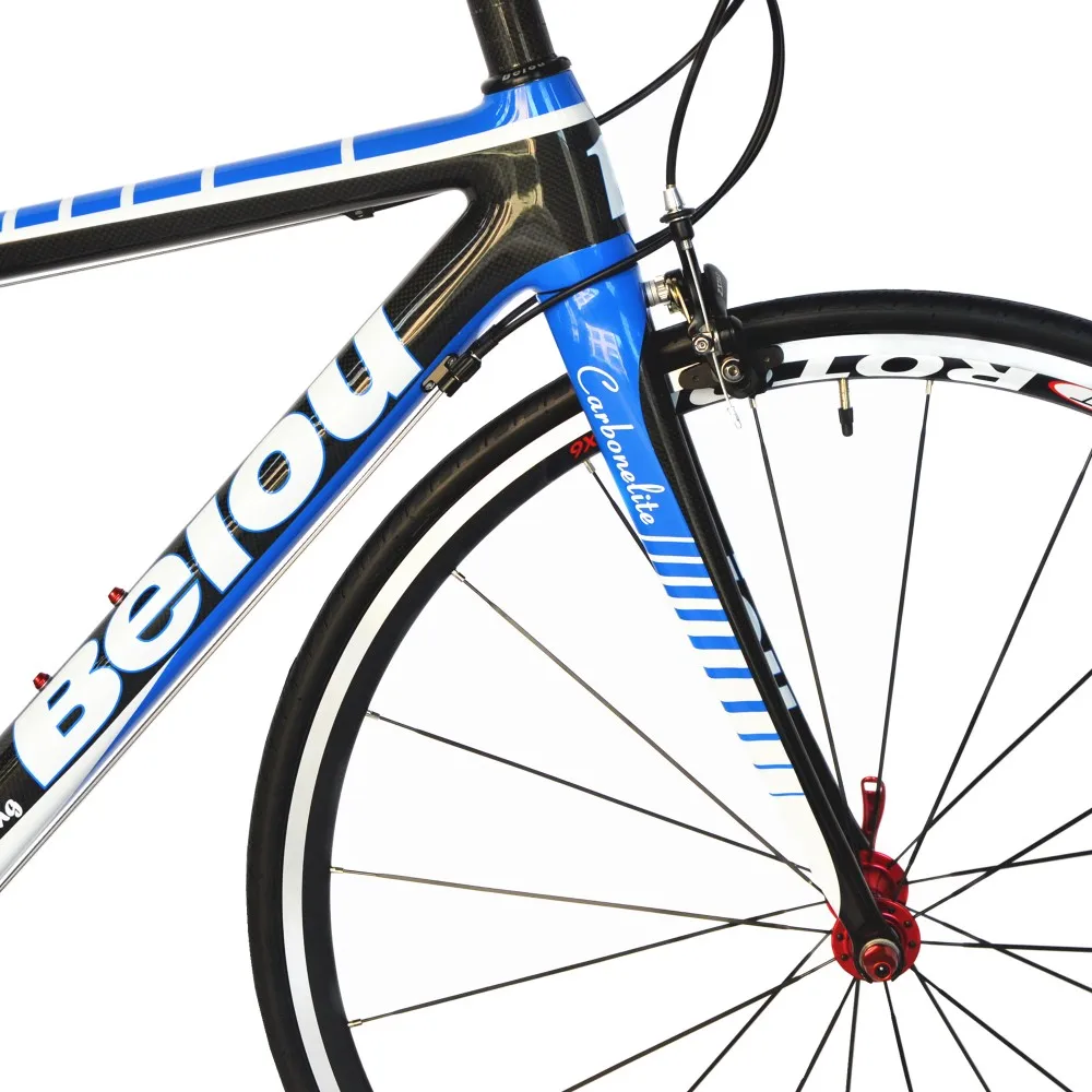 BEIOU Углеродные удобные велосипеды 700C дорожный велосипед LTWOO 2*10 скорость S R A M полный тормоз 18,3 фунтов гибридный велосипед волокна CB012
