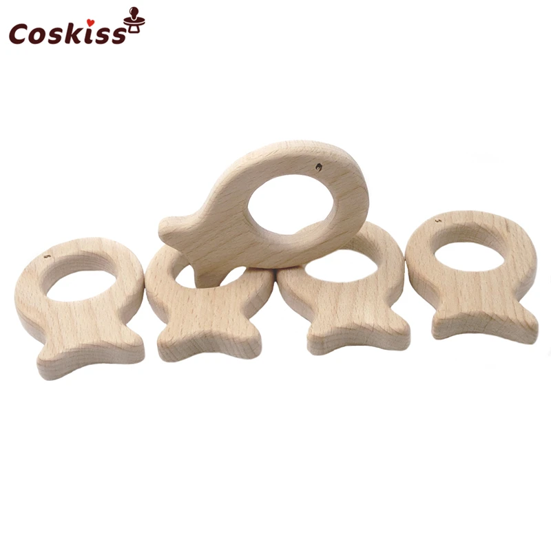 Деревянная подвеска в виде рыбы из бука|baby teether|baby teether woodteether baby |