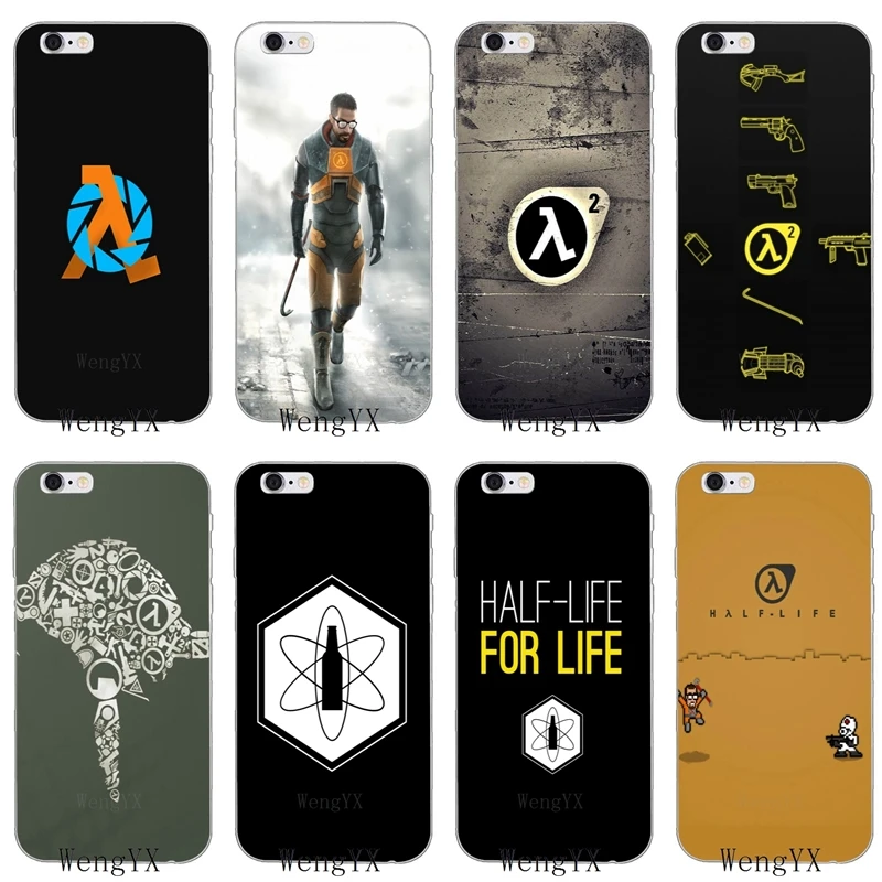 

game half life logo silicone Soft phone case For Huawei Honor 4c 5c 5x 6x V10 Y5 Y6 Y7 II Mate 8 9 10 P8 P9 P10 Lite plus 2017