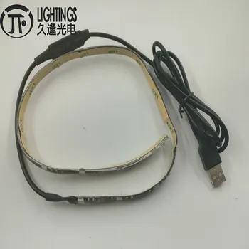 

USB DC 5V Waterproof RGB LED Strip 5050 0.5M 50cm 15LEDS LED Light Flexible Tape Christmas Lights For TV Background Lighting