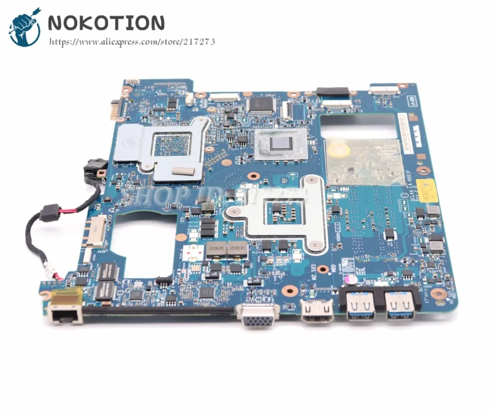 NOKOTION QCLA4 LA-8861P основная плата для samsung NP350 NP350V5C 350V5X материнская плата для ноутбука BA59-03397A DDR3 HD7670M видеокарта