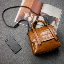 Женская сумка, женская сумка на плечо, женская сумка известных брендов, натуральная кожа, женская сумка через плечо, Курьерская сумка из крокодила