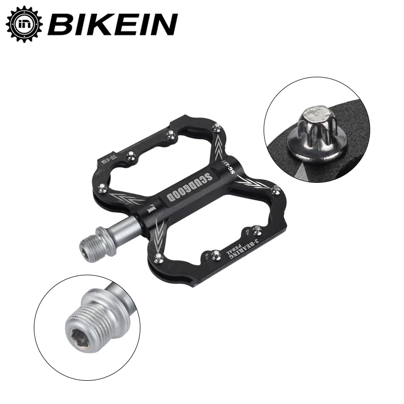 BIKEIN 3 подшипниковые сверхлегкие велосипедные педали для горного велосипеда 9/16