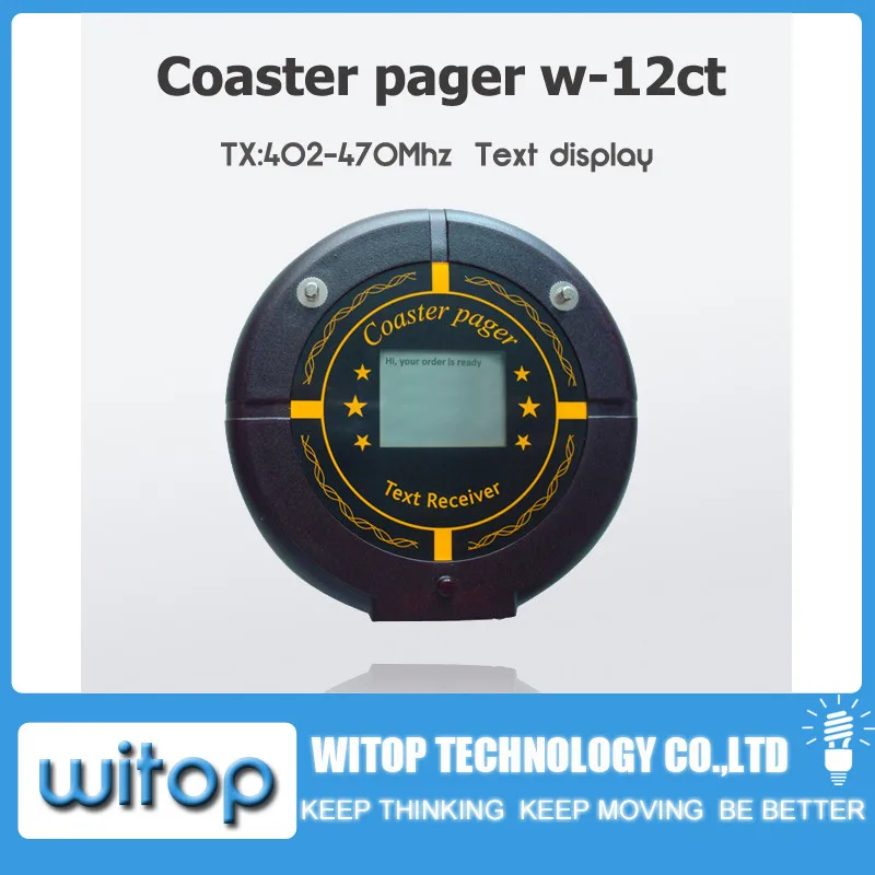 Coaster пейджер, с светодиодный экран, показывающий текстовое сообщение, Pocsag пейджер, система вызова для ресторана текстовый дисплей, гость