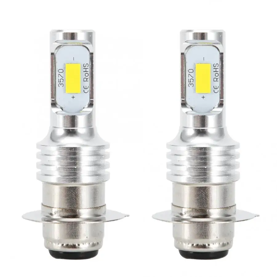 

2pcs H6/P15D 80W 3000K Yellow Led Bulb Tail Signals Fog Lamp Foglight 12V-24V for Car Auto Accessories
