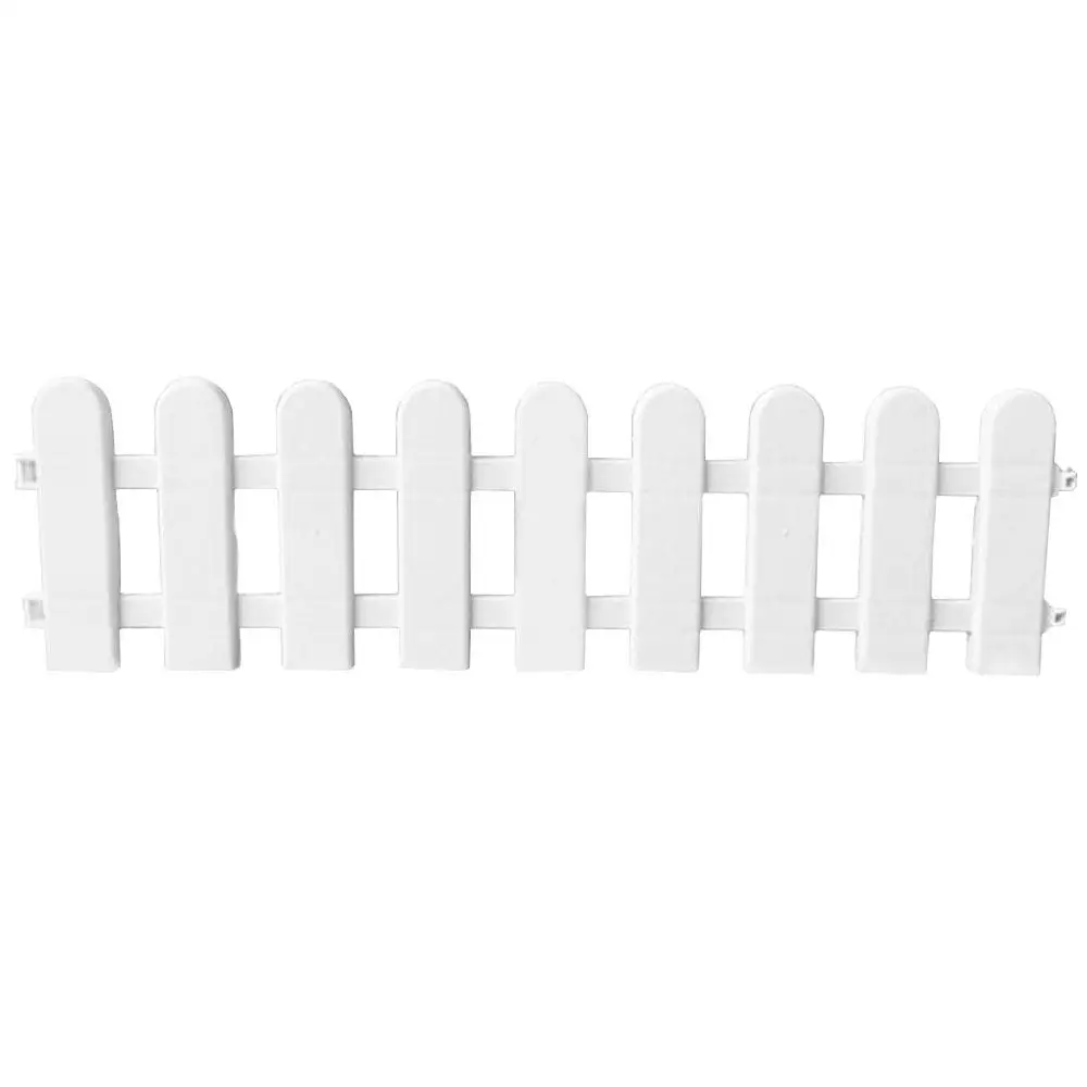 

50*30cm Plastic Fence Beautiful Christmas Tree Fence Flower Pots Fashion Gardening Christmas Decorative Fence Countryside