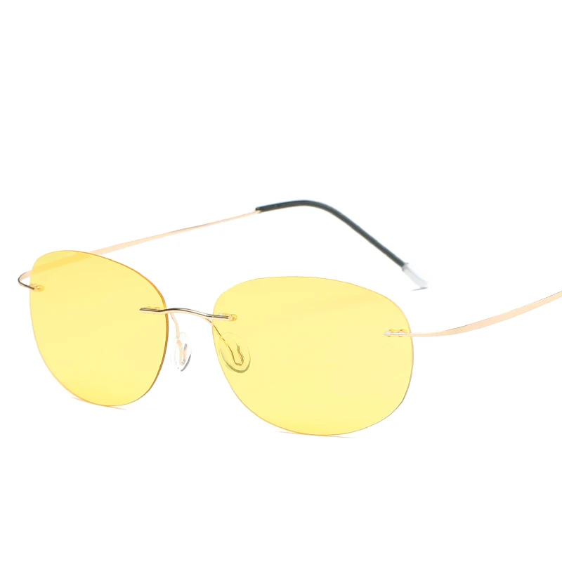 Polarized Titanium Silhouette sunglasses Polaroid Brand Designer Gafas Men