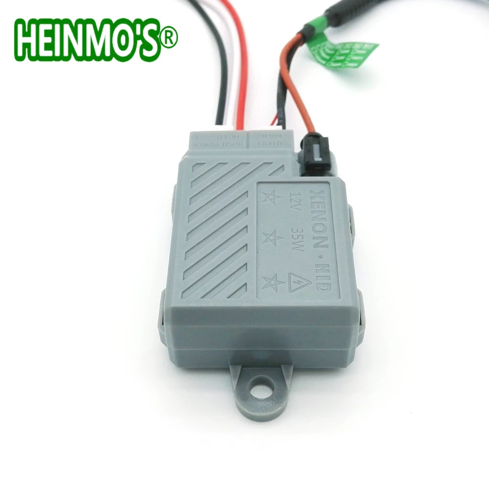 Motorcycle 35W HID Xenon Head Light Bulb Kit H4 HiLo Headlight Bulbs Moto HID Xenon lamp BA20D H6 4300K - 6000K 8000K Ballast (8)