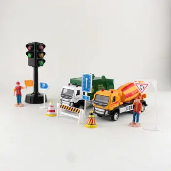 

Free Shipping/Diecast Metal Toy Model/1:72 Scale Volvo Mixer Garbage Truck/Gift Set Car/Pull Back/Educational Collection/Kid
