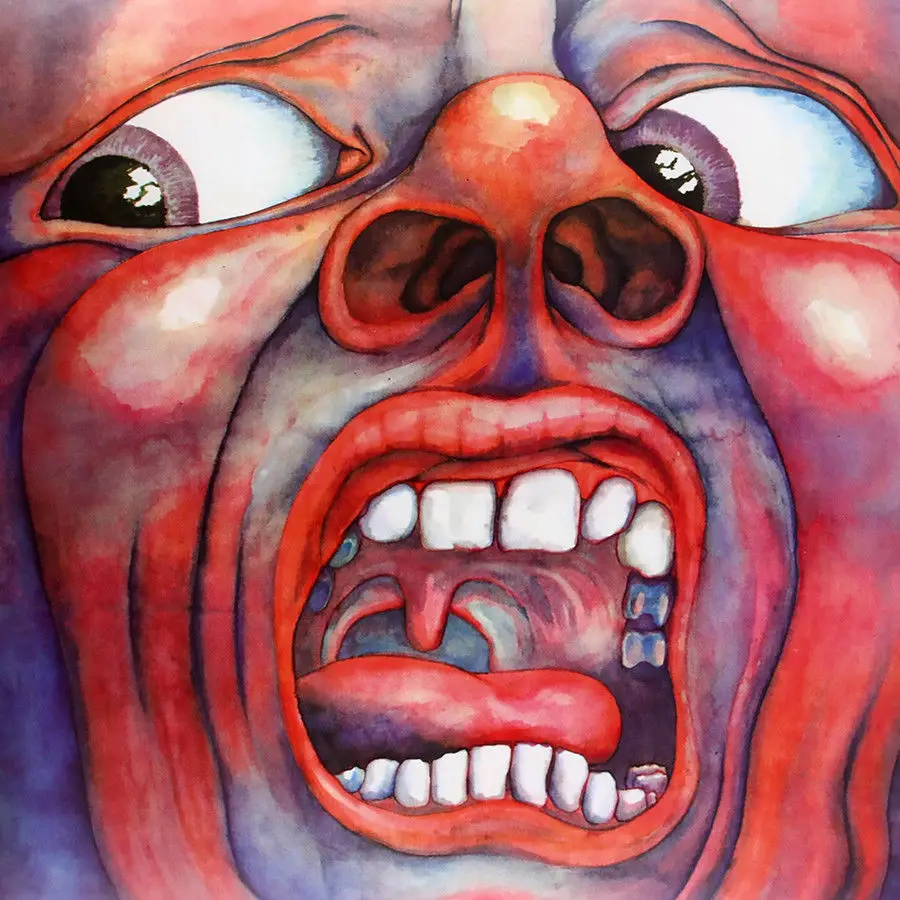 

P-3707 In The Court Of The Crimson King Art Cover Album Fabric Cloth Poster Wall Pictures Art Canvas For Living Room