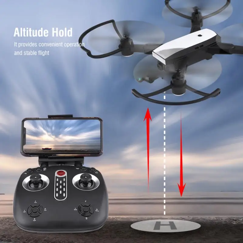 FQ777 FQ38 2 4 GHz RC FPV Дрон с 0.3MP Wifi камерой Квадрокоптер высота удержания Безголовый GPS