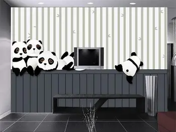 

custom 3d photo wallpaper kids room mural cartoon giant panda 3d painting TV sofa background non-woven wallpaper for wall 3d