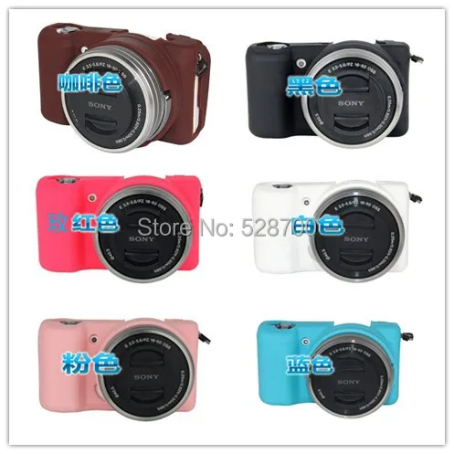

Free Shipping Black Soft Silicone Rubber Camera Protective Body Cover Case Skin bag for Sony A6000 ILCE-6000L 16-50mm