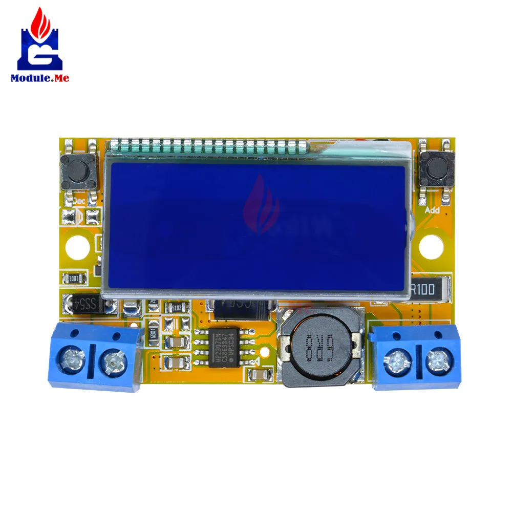 Diymore STN ЖК дисплей цифровой Дисплей Регулируемый DC 5V 23V DC/DC 0 16 5 V 3A Шаг вниз