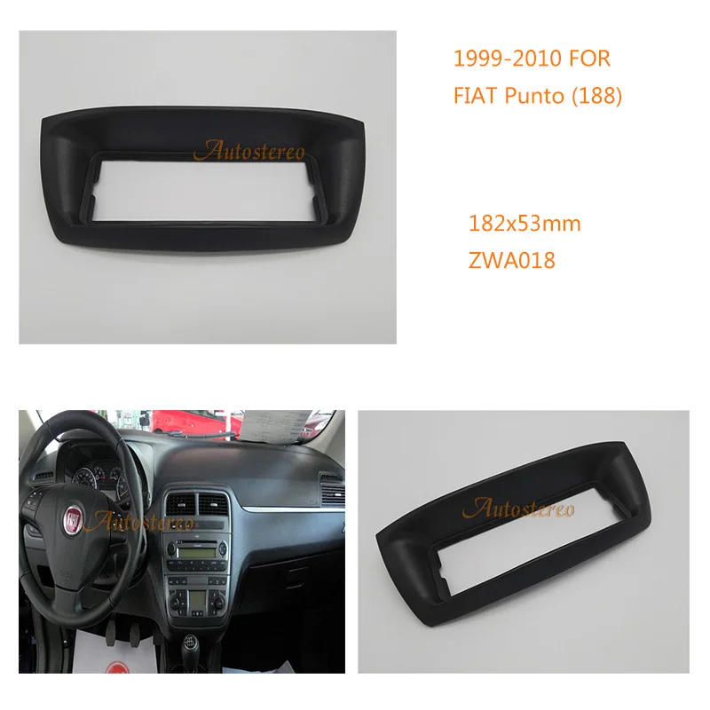

Car radio stereo dash kit CD player install mount for FIAT Punto (188) 1999-2010 2-DIN 11-018
