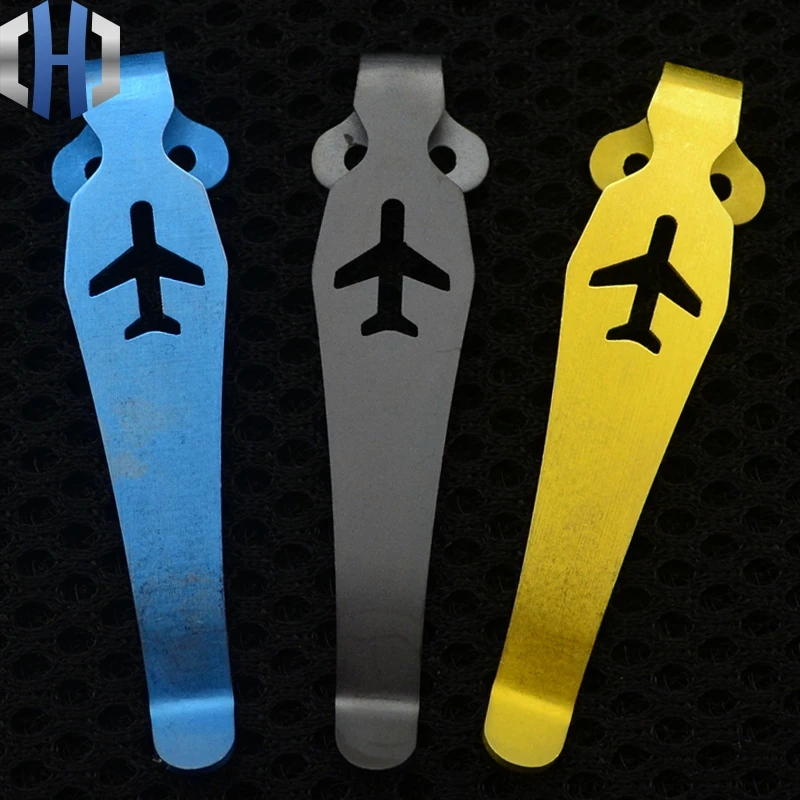 

Plane TC4 Titanium Pocket C81 Knife Clip EDC Belt Flashlight K Sheath Sheath Multi Tools Button Pocket Clip Multicolor Tools