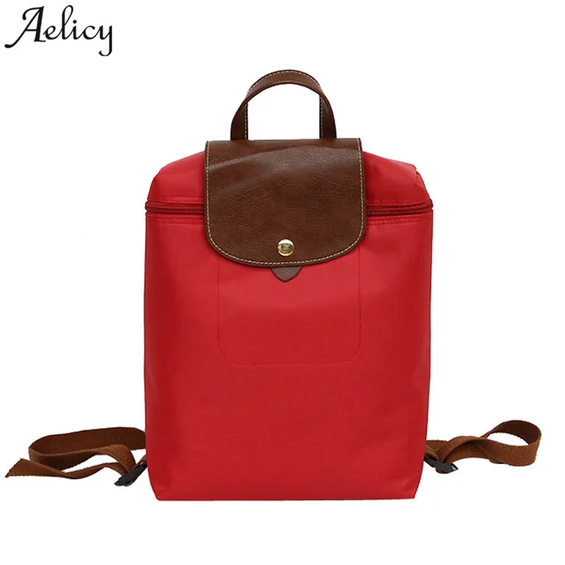 Aelicy рюкзак для отдыха и путешествий, нейлоновая сумка на молнии, рюкзак для студенток и девушек, складная сумка, сумки на плечо для женщин, mochila feminina