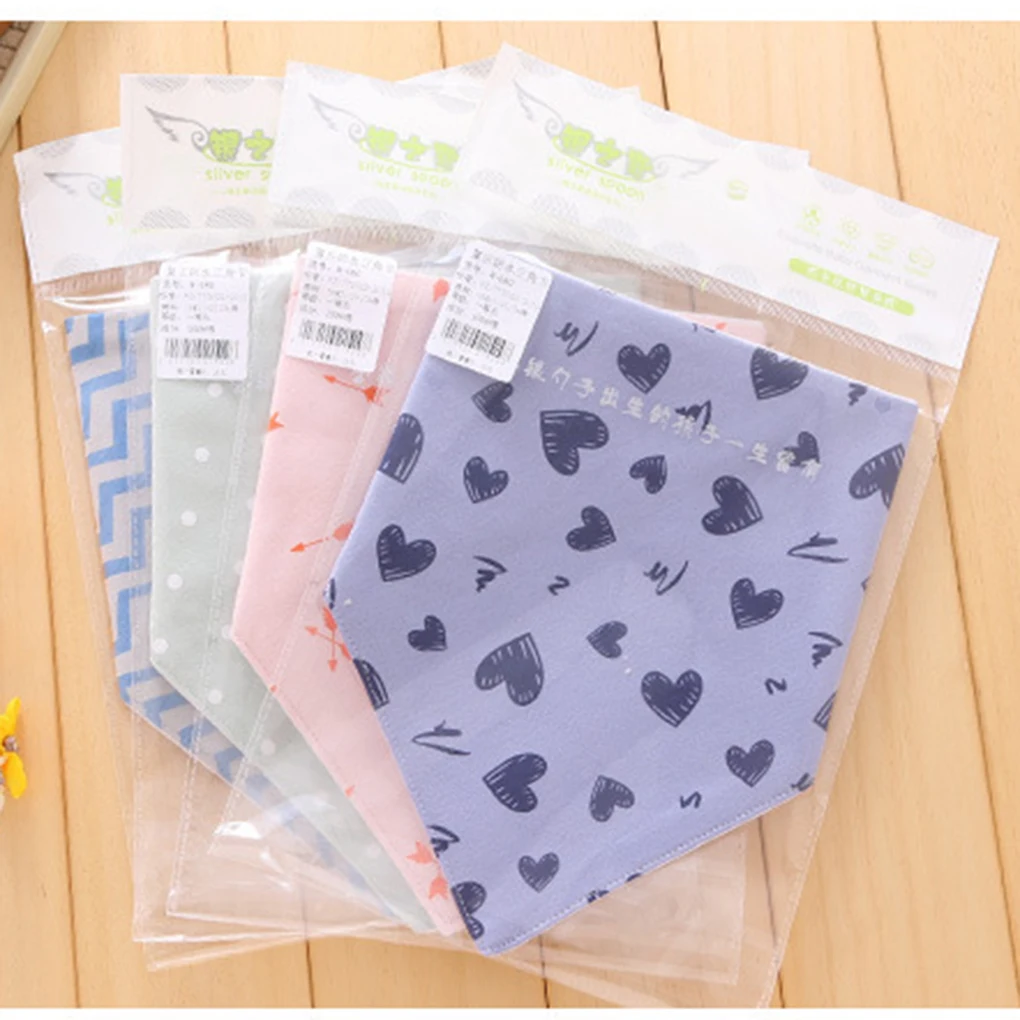 Cotton Baby Bibs Newborn Baby Stuff Feeding Burp Cloth Towel Bandana Bibs Cartoon Baby Bib for Newborns Soft Baby Bib Clothing
