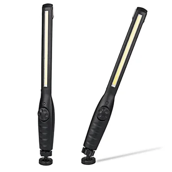

USB Rechargeable Flashlight COB LED Work Light 4 Modes Magnetic Base Penlight for Outdoor Camping Emergency Powerful Flashlight