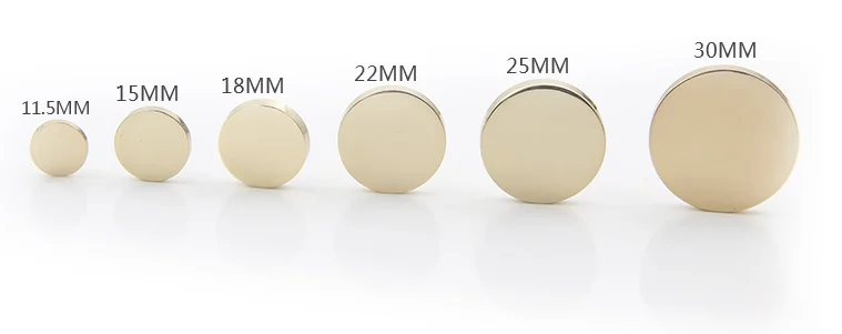 

Metal Button Round Silver Flat Gold Button Clothes Button Suit Shirt Jacket Coat Women 10mm-28mm