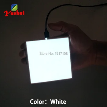 

Bright White LED Panel 10X10CM el sheet el panel el backlight for car,house,party,dispaly,holiday, Glow Party Supplies