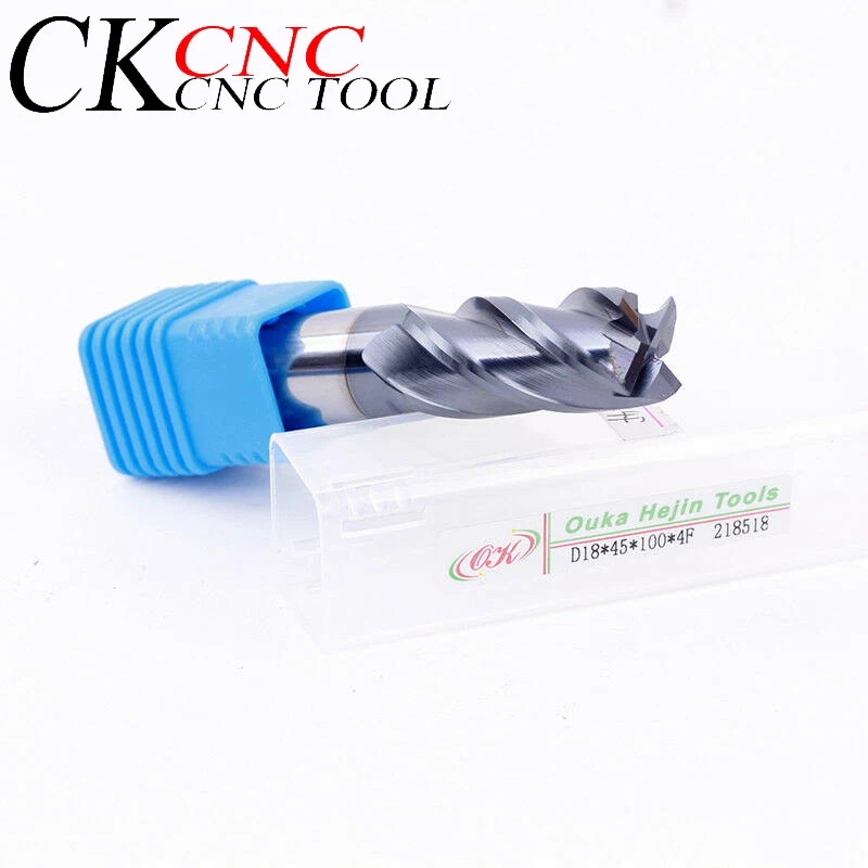 

HRC45 50 tungsten steel milling cutter-1pc CNC machine tools High quality overall alloy cutter