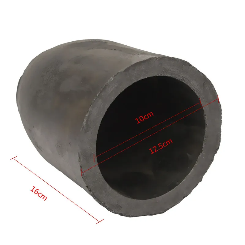 12,5x16 см 5 кг литая глина графитовые тигли рафинирование плавления меди алюминия латуни массовая плотность более 1,71 г/см3 и т. Д