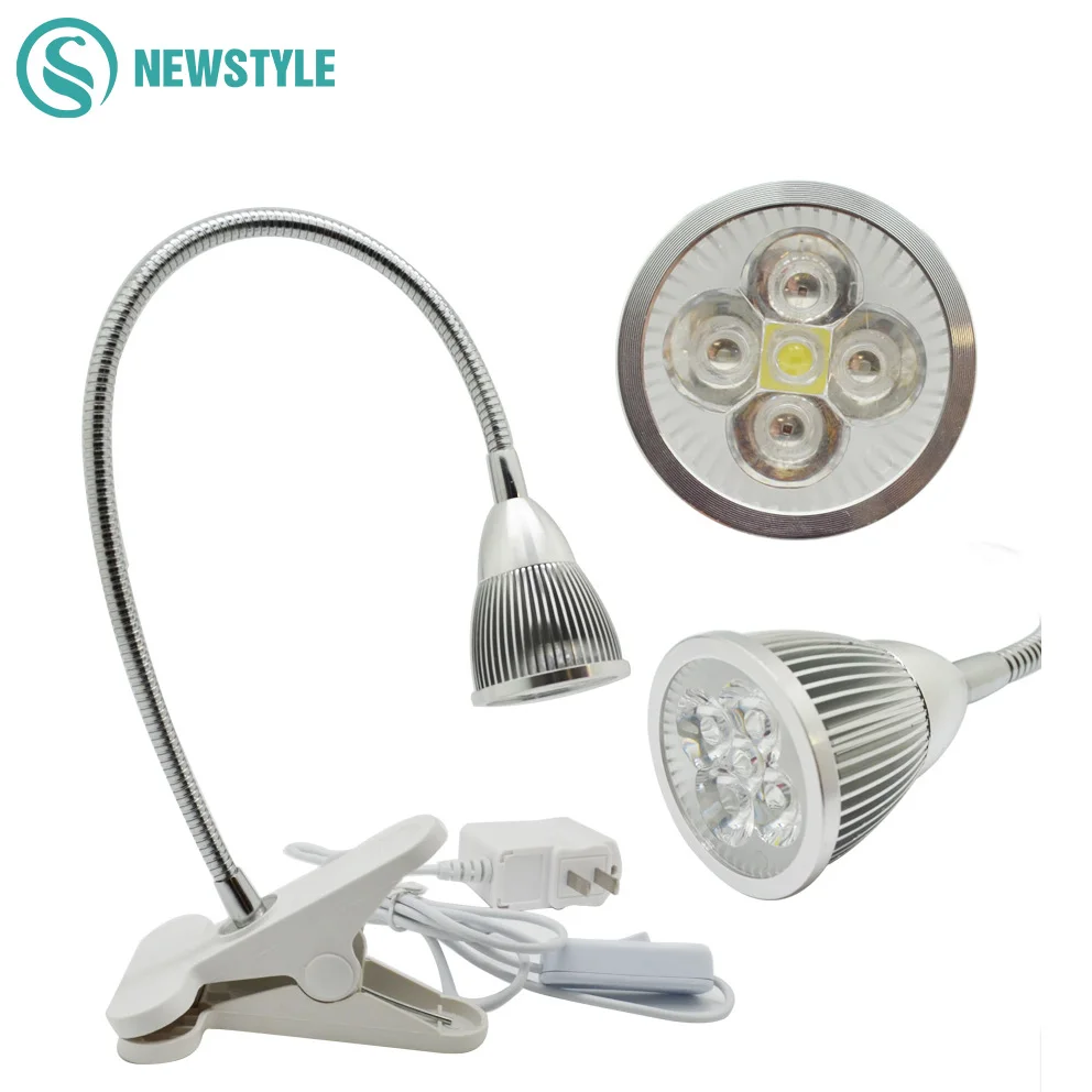 

5W LED Grow Light Flexible Holder Clip Plant Grow Lamp for Indoor Desktop Plants Growing Free Shipping