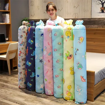 

Lovely New 20Kinds Of Long Large Cotton Pillow Candy Cylinder Waist Pillow Cervical Pillow Nap Couch Bed Sleeping Cushion
