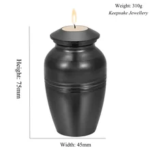 В память о потере Lover Mini Cremation Urn гравюр похорон подсвечник hold Ashes Keepsake кремационные украшения из нержавеющей стали
