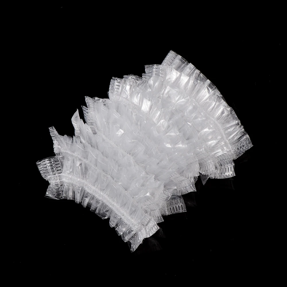 

50/100PCS Disposable Waterproof Ear Cover Bath Shower Salon Transparent Ear Protector Cover Caps Dyeing Hair One-off Earmuffs
