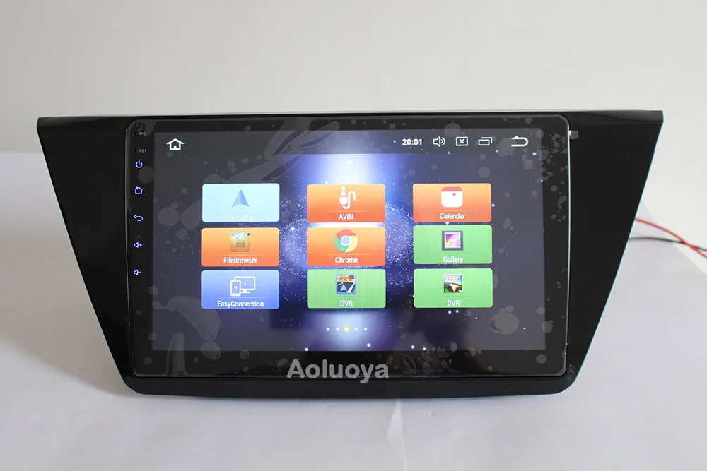 Cheap Aoluoya IPS RAM 4GB Octa Core Android 8.0 CAR Radio DVD GPS Navigation For VW Volkswagen Touran 2016 2017 audio multimedia WIFI 2