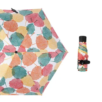 

Mini Pocket Umbrella Feather Bear Cute Women Girl Anti-UV Parasol Umbrella Portable Rain Sun Travel Clear Unbrellas