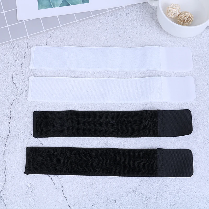 Soccer Shin Guard Fixed Bandage Tape Fastener 1Pair Adjustable Elastic Sports Strap Anti-crash Sports Bandage soccer shin guard straps