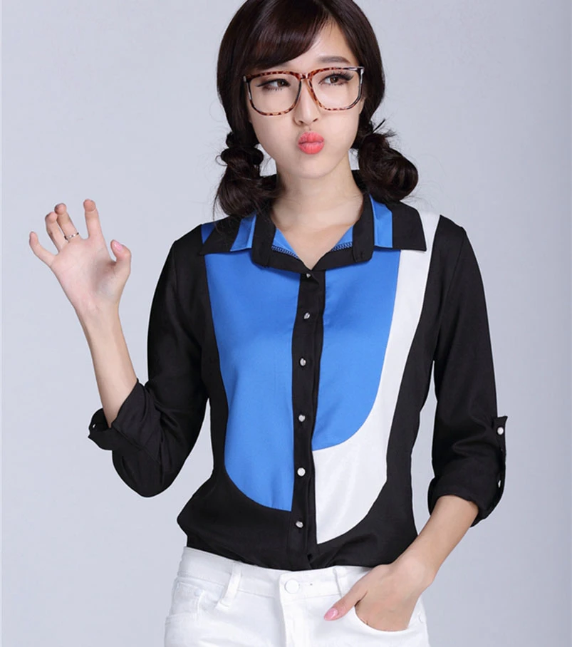 black chiffon shirt plus size