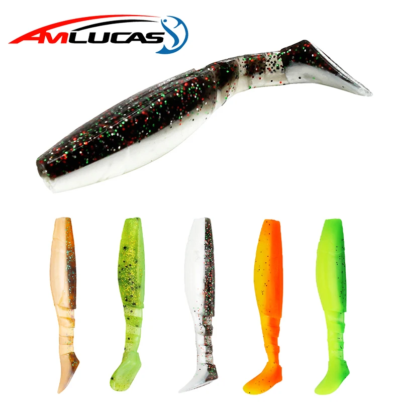 Amlucas 2018 silicona cebo 6 unids/lote suave señuelo de pesca 8 cm 4,6G carpa Artificial Wobblers Shad Manual bajo Minnow pesca WE127 Amlucas 2018 silicona cebo 6 unids/lote suave señuelo de pesca 8 cm 4,6G carpa Artificial Wobblers Shad Manual bajo Minnow pesca WE127