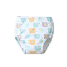 5PCS Waterproof Toddler Pants for Potty Toilet Training Reusable Infant Underpants Cloth Panties Child Underwear