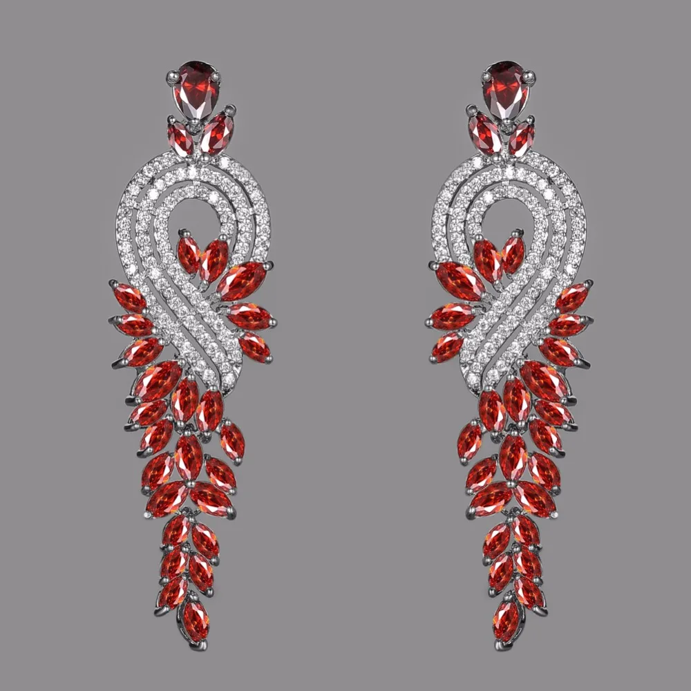 6 шт./партия женские свадебные серьги с фианитами|wedding earrings|bridal wedding earingschristmas earrings |