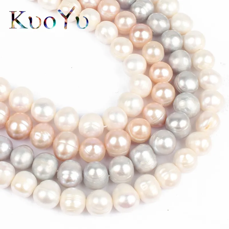 

AAA Natural White Pearl Beads High Qualit Round Freshwater Pearl Loose Beads For 15"DIY Making Bracelet Necklace Jewelry 10-11mm