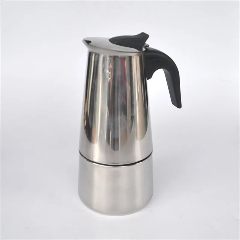  4 cups stainless steel Moka / home office coffee pot / mocha coffee pot / filter / filter coffee maker B1-400 