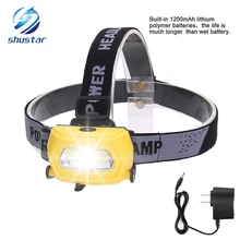 LED Headlamp Rechargeable Running Headlamps USB CREE 5W Headlight Perfect for Fishing Walking Camping Reading Hiking