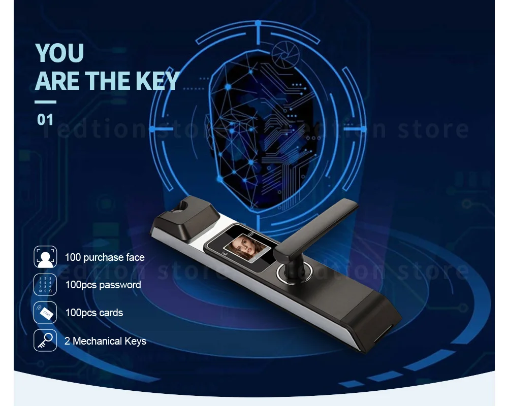 smart face door lock1