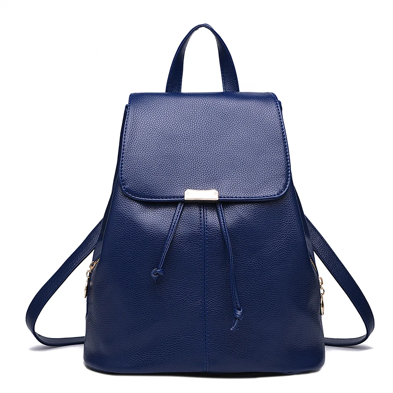 

MONNET CAUTHY Bags for Female Concise Leisure New Fashion Korean Style Backpacks Solid Color Pink Sky Blue Navy Blue White Bag